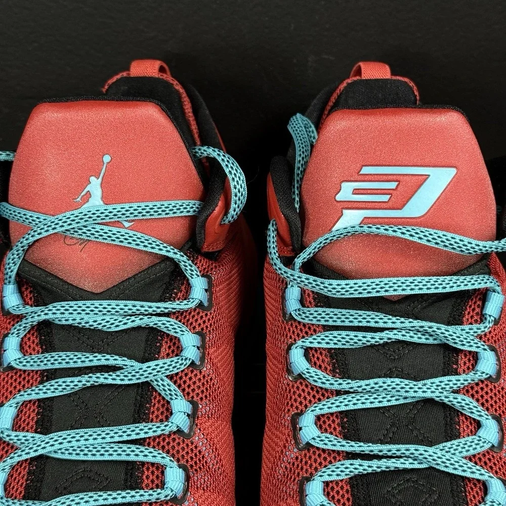 Size 12‎ JORDAN CP3 VIII AE Shoes RED BLUE WHITE mens Basketball Athletic